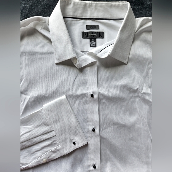 Vera Wang Black Dress Shirt, easy care slim fit, BRAND NEW. - Picture 2 of 4